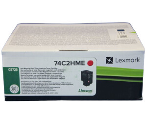 Toner Lexmark 74C2HME czerwony (magenta)