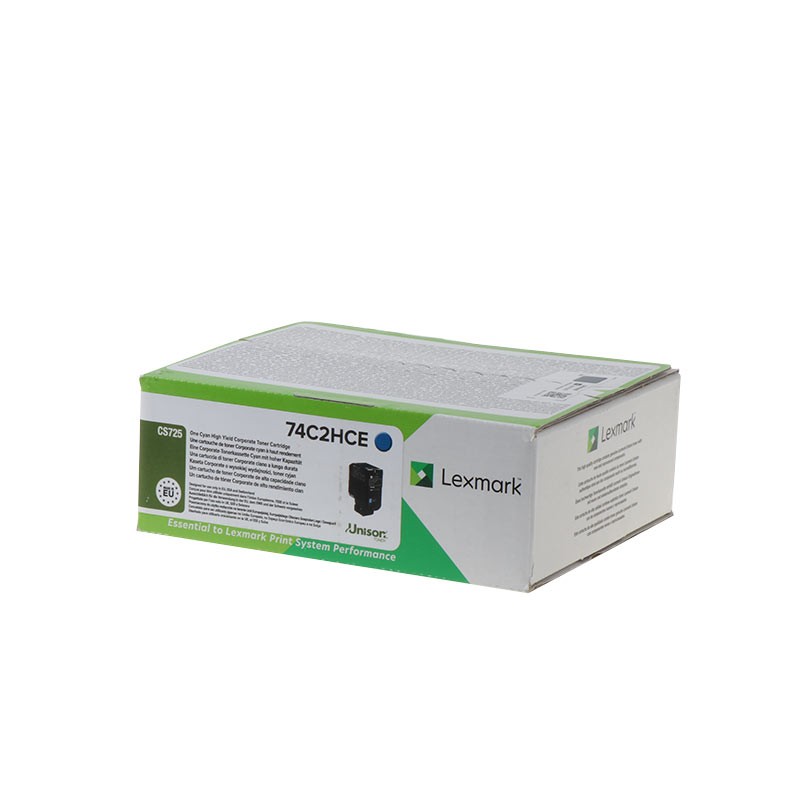 Toner Lexmark 74C2HCE niebieski (cyan)