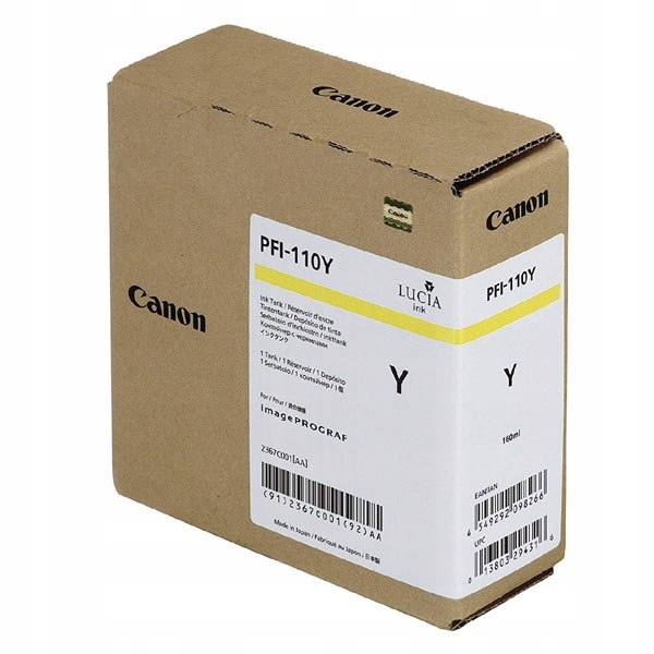 Tusz Canon PFI-110Y CF2367C001AA żółty (yellow)