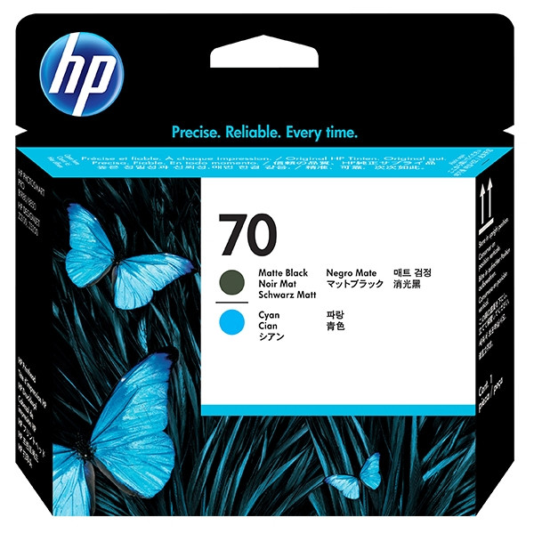 Głowica HP 70 C9404A czarny mat + cyan