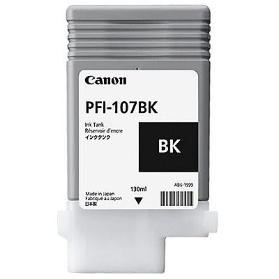 Canon PFI-107BK 6705B001 tusz Black 130 ml oryginalny 2025r