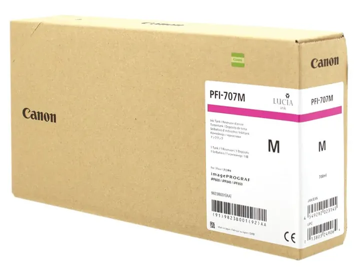 Tusz Canon PFI-707M 9823B001 czerwony (magenta)